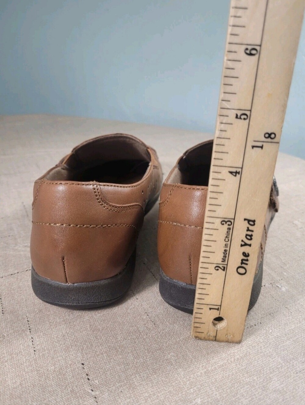 Rockport Women's Size 7 M Daisey Brown Leather Loafers Shoes Slip-On (49) - Picture 3 of 9